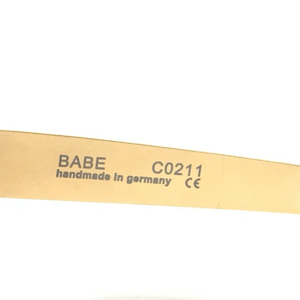 Myfrost Sunglasses BABE C0211 Black Gold Round Frames with Purple Lenses